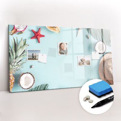 Magnetic writing board Summer composition