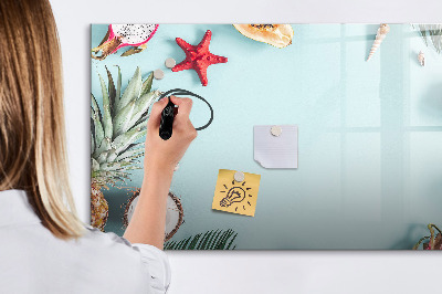 Magnetic writing board Summer composition