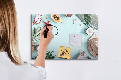 Magnetic writing board Summer composition
