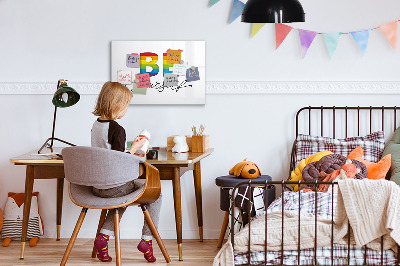 Magnetic board for drawing The inscription be yourself