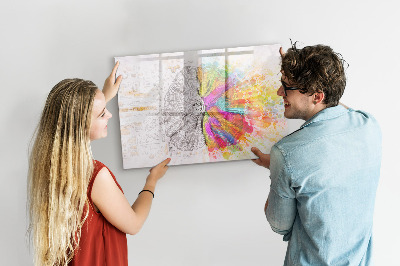 Magnetic erase board Abstraction brain