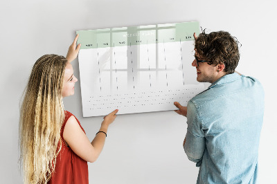 Magnetic writing board Weekly planner