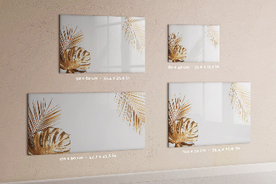 Magnetic writing board Tropical leaves