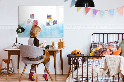 Magnetic board for writing Painted spots