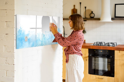 Magnetic board for writing Painted spots