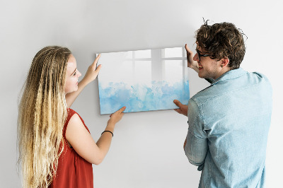 Magnetic board for writing Painted spots