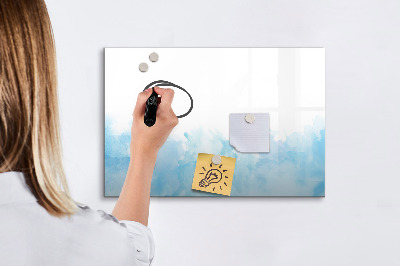 Magnetic board for writing Painted spots