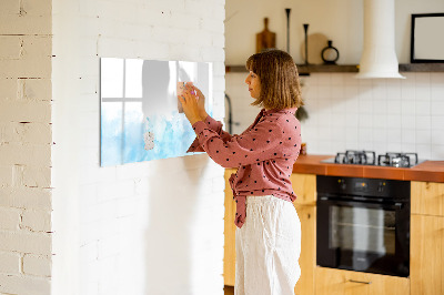 Magnetic writing board Painted spots