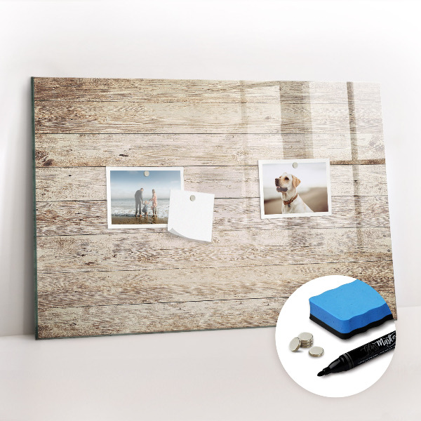 Magnetic board for drawing Wooden panels