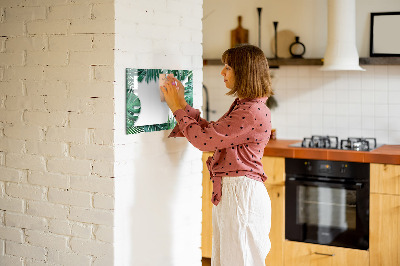 Magnetic writing board Tropical leaves
