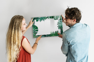 Magnetic board for drawing Tropical leaves