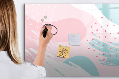 Magnetic erase board Pastel abstraction
