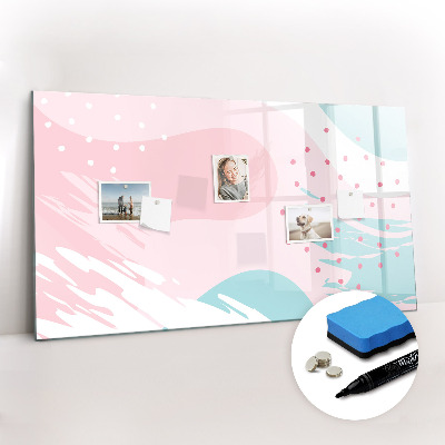 Magnetic erase board Pastel abstraction