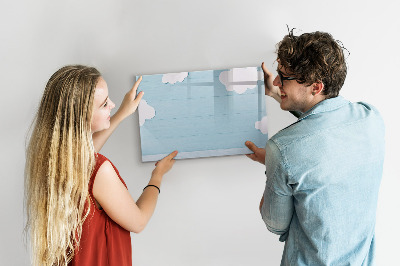 Magnetic writing board Children's board