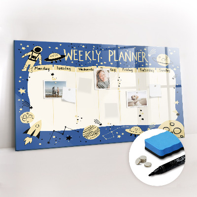 Magnetic board for drawing Cosmic planner