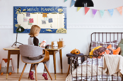 Magnetic board for drawing Space planner