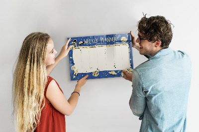 Magnetic erase board Space planner
