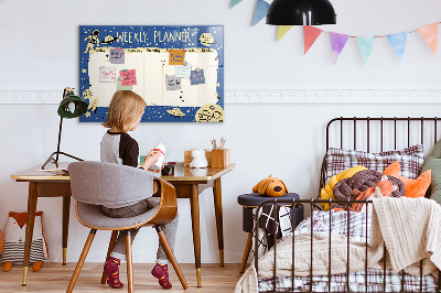 Magnetic erase board Space planner