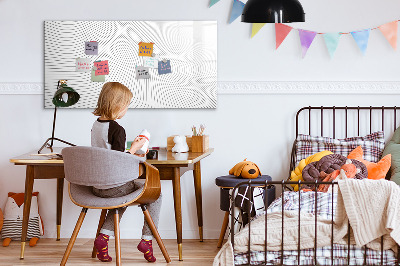 Magnetic erase board Abstraction lines