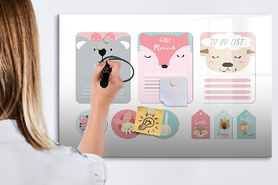 Magnetic writing board Happy Bookmarks