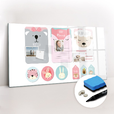 Magnetic writing board Happy Bookmarks
