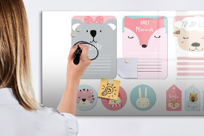 Magnetic writing board Happy Bookmarks