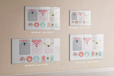 Magnetic writing board Happy Bookmarks