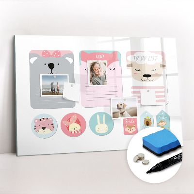 Magnetic writing board Happy Bookmarks