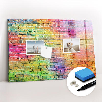Magnetic erase board Painted wall