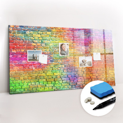 Magnetic erase board Painted wall