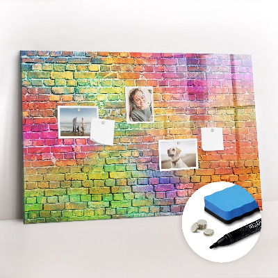 Magnetic drawing board Painted wall