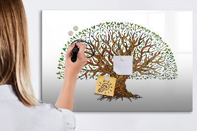 Magnetic writing board Tree roots