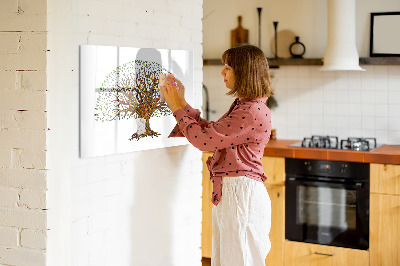 Magnetic writing board Tree roots