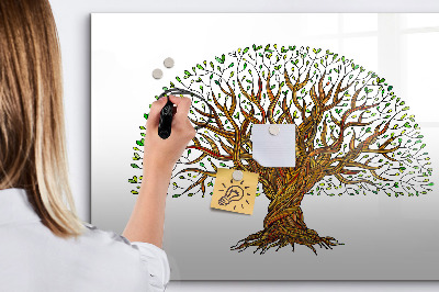 Magnetic writing board Tree roots