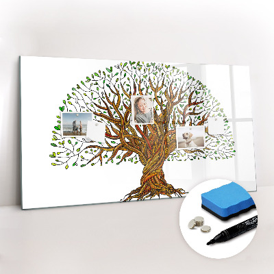 Magnetic writing board Tree roots