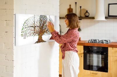 Magnetic writing board Tree roots