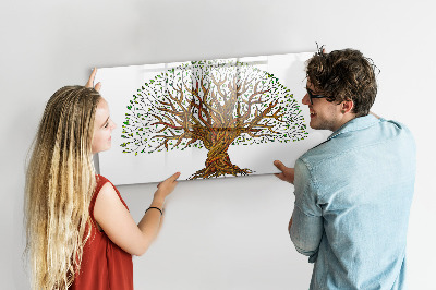 Magnetic writing board Tree roots