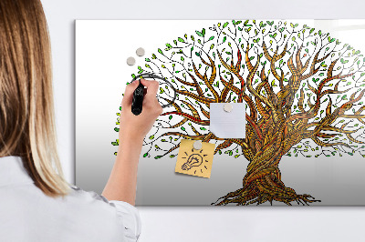 Magnetic writing board Tree roots