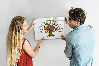 Magnetic writing board Tree roots