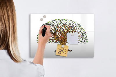 Magnetic writing board Tree roots