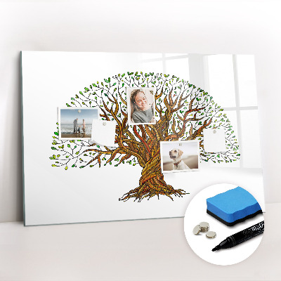 Magnetic writing board Tree roots