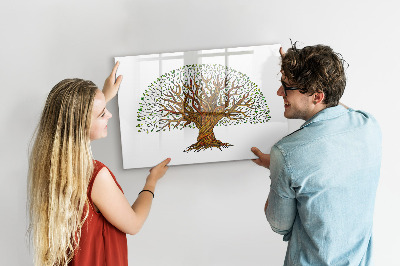 Magnetic writing board Tree roots