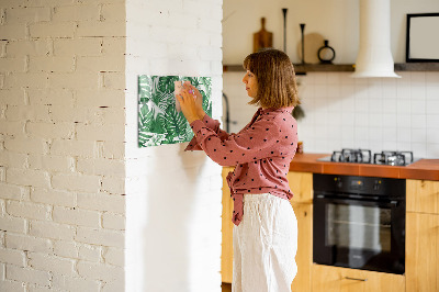 Magnetic erase board Monstera leaves