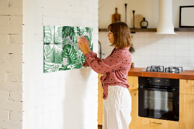 Magnetic erase board Monstera leaves