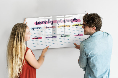 Magnetic drawing board Handwritten planner