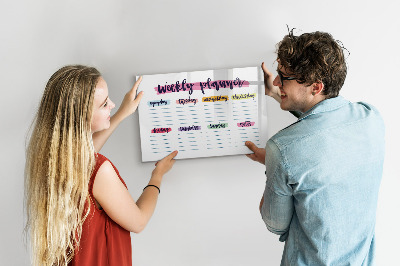 Magnetic erase board Handwritten planner