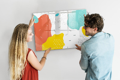 Magnetic drawing board Pop abstraction