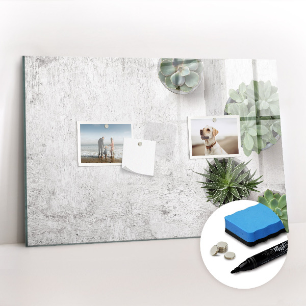 Magnetic writing board Ornamental plants