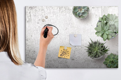 Magnetic writing board Decorative plants