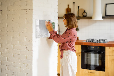 Magnetic writing board Decorative plants